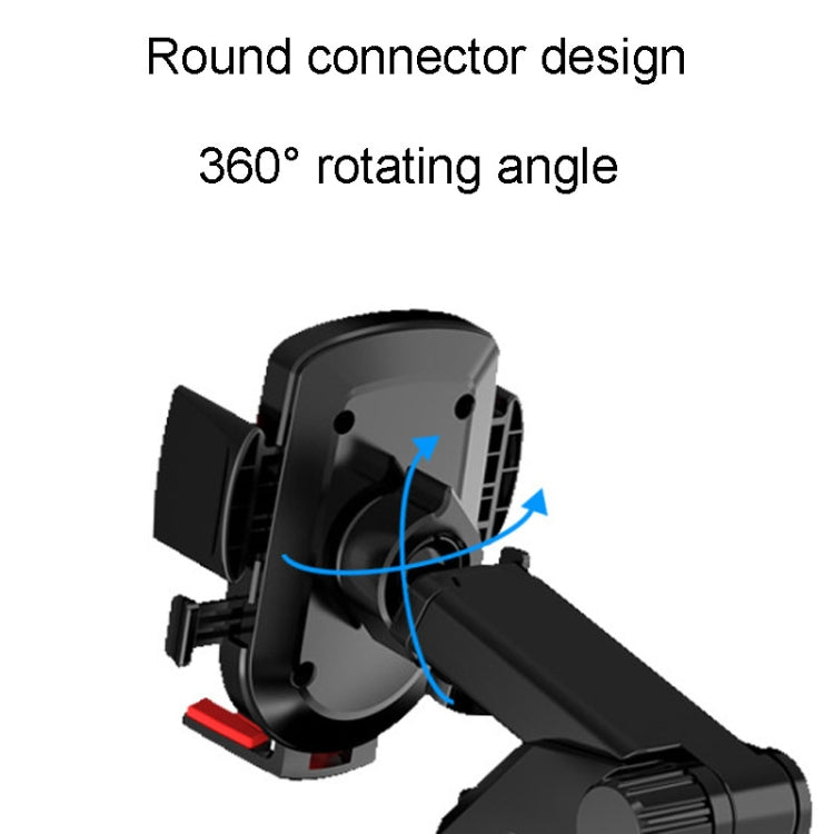 2 In 1 Car Cell Phone Telescopic Holder Universal Automobile Navigation Bracket(Blue) - Car Holders by PMC TechLife | Online Shopping South Africa | PMC TechLife | Buy Now Pay Later Mobicred