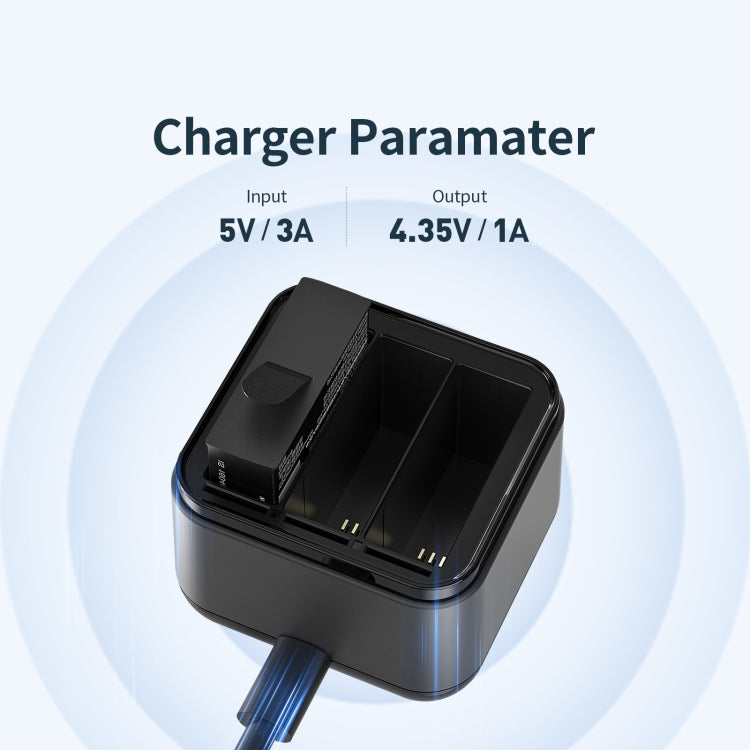 For Insta360 Ace Pro / Ace aMagisn 3 Slots Battery Charger Charging Hub - Others by aMagisn | Online Shopping South Africa | PMC TechLife | Buy Now Pay Later Mobicred
