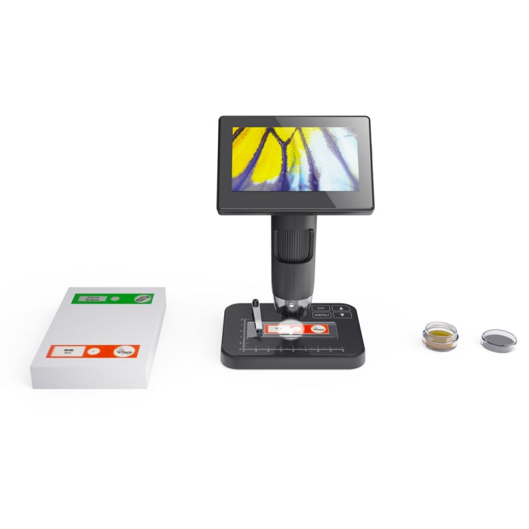 HD Electronic Digital Microscope 5 Inch Screen Touch Key 8000X Biological Cell Electronic Magnifying Glass - free shipping - PMC TechLife - Order now!