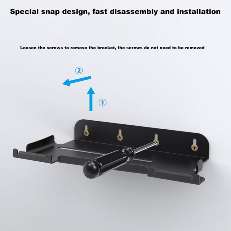 For PS5 Slim Wall-Mounted Storage Rack Host Handle Storage Hanger Accessories - Holder by PMC TechLife | Online Shopping South Africa | PMC TechLife