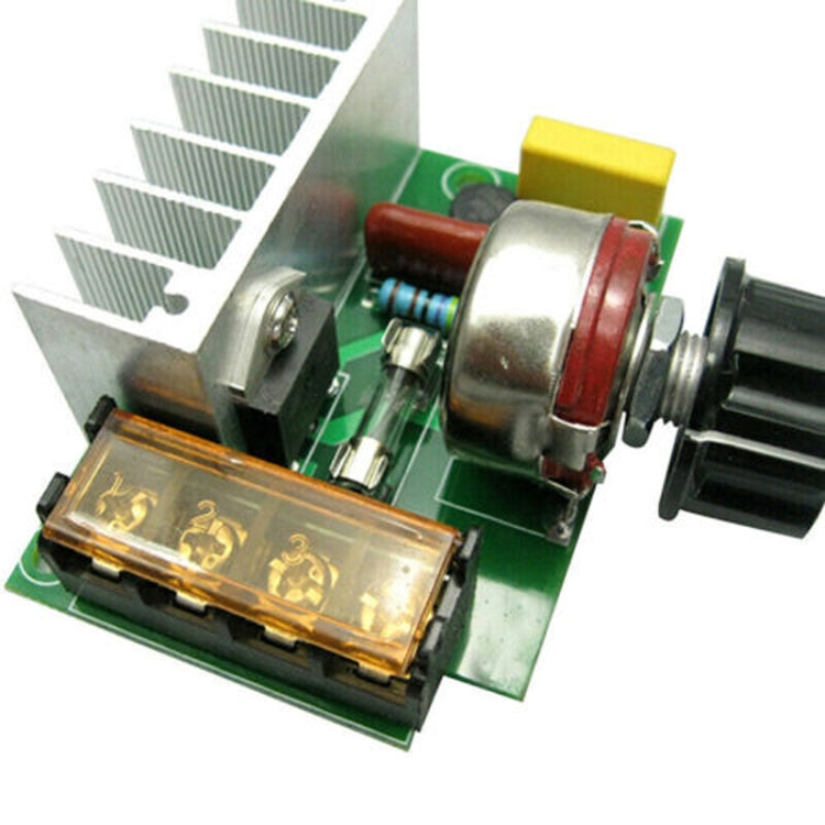 SCR Electronic Voltage Regulator Dimmer, Speed Regulation, Temperature Regulation, With Fuse Housing - Motor & Controller by PMC TechLife | Online Shopping South Africa | PMC TechLife