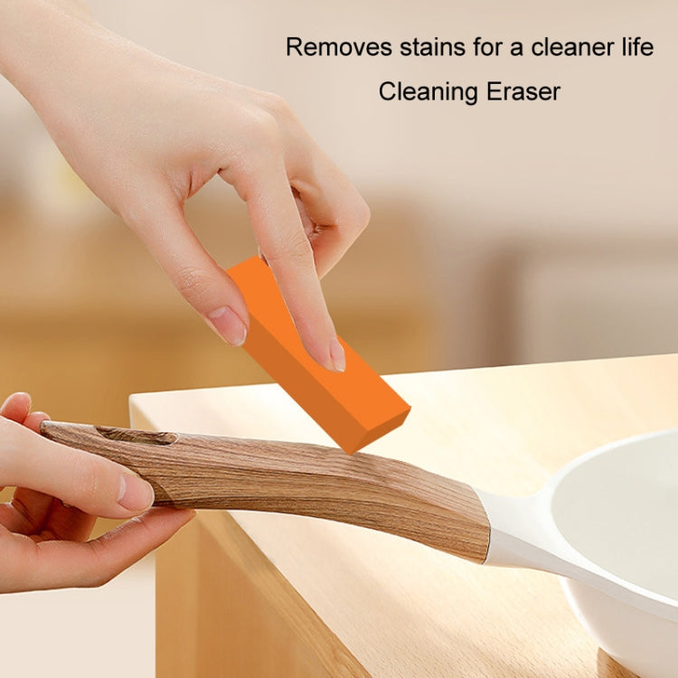 Stainless Steel Cleaning Eraser Household Kitchen Descale Water Rust Removal Stain Removal Cleaning Eraser(Orange) - Cleaning Tools by PMC Jewellery | Online Shopping South Africa | PMC Jewellery