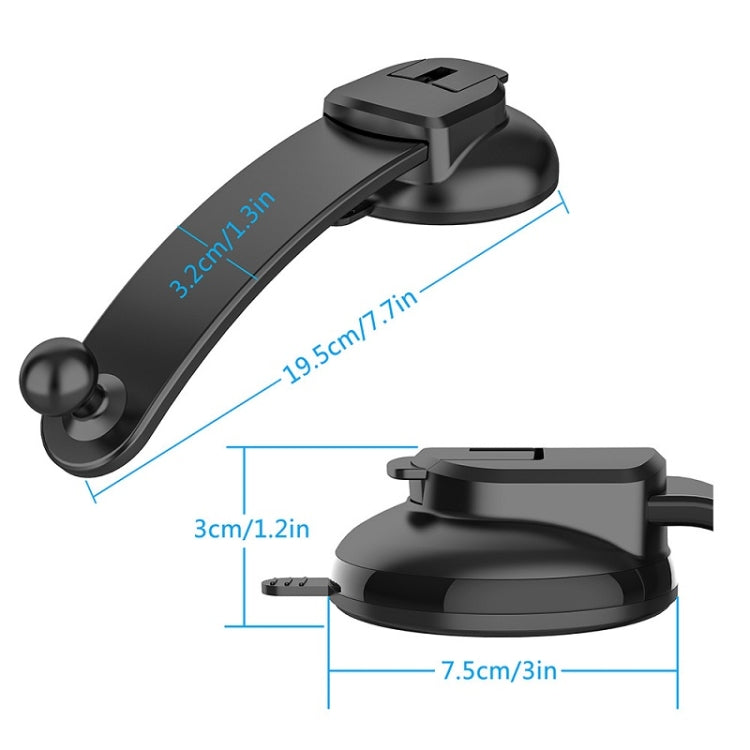 Car Dashboard Suction Cup Double Chuck Mobile Phone Holder(ZP-T1) - Car Holders by PMC Jewellery | Online Shopping South Africa | PMC Jewellery | Buy Now Pay Later Mobicred