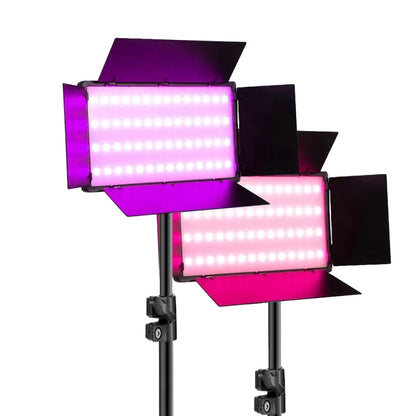 640+95 LEDs RGB Adjustable Live Shooting Fill Light Phone SLR Photography Lamp, EU Plug, Spec: 14 inch -  by PMC Jewellery | Online Shopping South Africa | PMC Jewellery