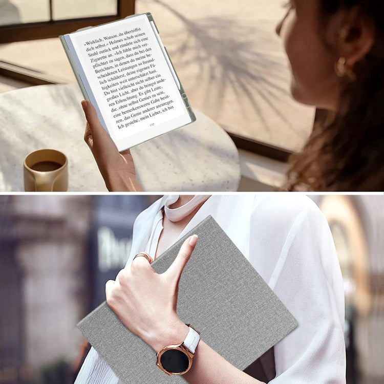 For ReMarkable 2 10.3 Inch 2020 Paper Tablet Case Slim Lightweight Folding Book Folio Cover(Grey) - Others by PMC TechLife | Online Shopping South Africa | PMC TechLife | Buy Now Pay Later Mobicred