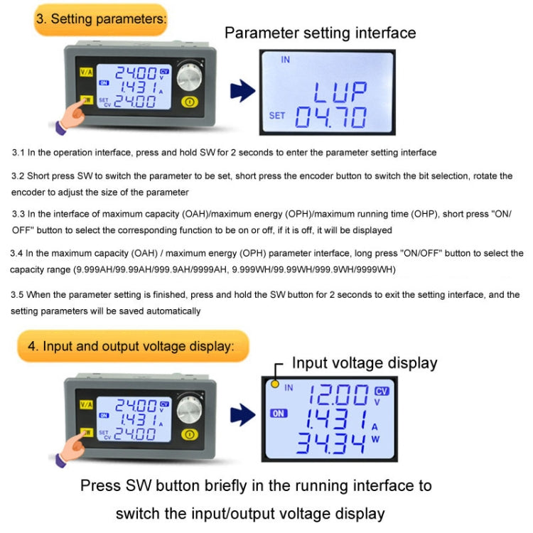80W 5A DC-DC Adjustable Voltage Regulator Battery Charging Module - Other Accessories by PMC TechLife | Online Shopping South Africa | PMC TechLife