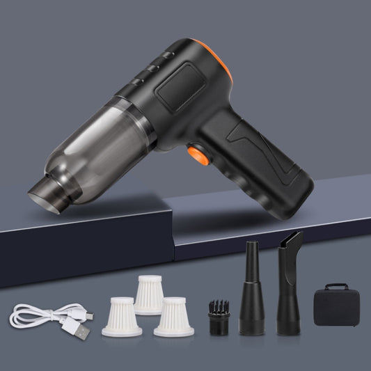 Car Vacuum Cleaner Large Suction Power Wireless Pump Inflatable Blower Handheld Small Vacuum Cleaner, Style: Brush 200W+3 Filters+Air Bag (Black) - Vacuum Cleaner by PMC Jewellery | Online Shopping South Africa | PMC Jewellery | Buy Now Pay Later Mobicred