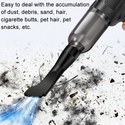 Car Vacuum Cleaner Large Suction Power Wireless Pump Inflatable Blower Handheld Small Vacuum Cleaner, Style: Brushless 260W+4 Filters+Air Bag (Black) - Vacuum Cleaner by PMC Jewellery | Online Shopping South Africa | PMC Jewellery | Buy Now Pay Later Mobicred