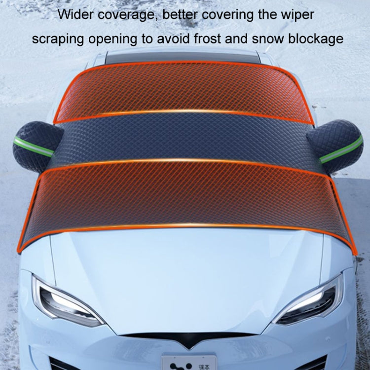 Car Front Windshield Snow and Anti-freeze Thickened Car Cover, Size: Black Yellow SUV - Window Foils & Solar Protection by PMC TechLife | Online Shopping South Africa | PMC TechLife | Buy Now Pay Later Mobicred