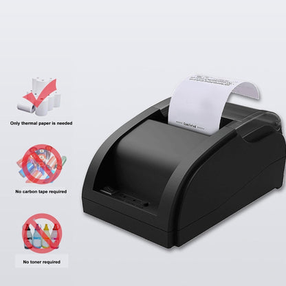 58mm USB Computer Version+Mobile Bluetooth Automatic Order Takeout Receipt Cashier Thermal Printer(EU Plug) - Printer by PMC Jewellery | Online Shopping South Africa | PMC Jewellery | Buy Now Pay Later Mobicred