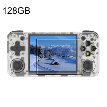 ANBERNIC RG35XX H Handheld Game Console 3.5 Inch IPS Screen Linux System 64GB+128GB(Transparent White) - Pocket Console by ANBERNIC | Online Shopping South Africa | PMC Jewellery | Buy Now Pay Later Mobicred