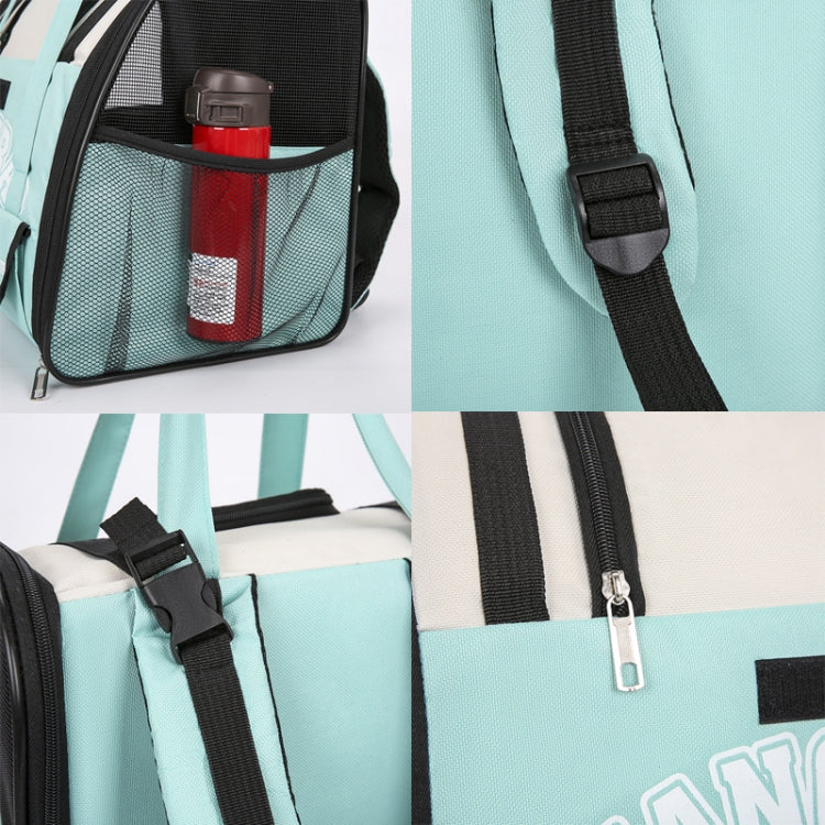 Simple Contrasting Pet Backpack Space Capsule Cat Bag Shoulder Dog Bag(Model 5 Pink) - Pet Bags by PMC TechLife | Online Shopping South Africa | PMC TechLife | Buy Now Pay Later Mobicred
