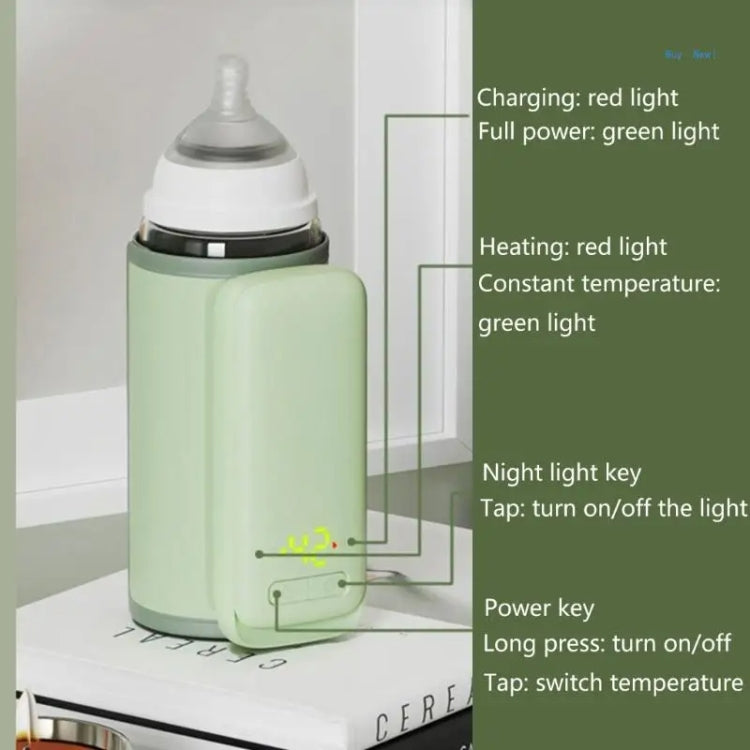 18W Baby Bottle Warmer With Digital Display & Night Light, Spec: Standard Version - Baby Care by PMc TechLife | Online Shopping South Africa | PMc TechLife | Buy Now Pay Later Mobicred