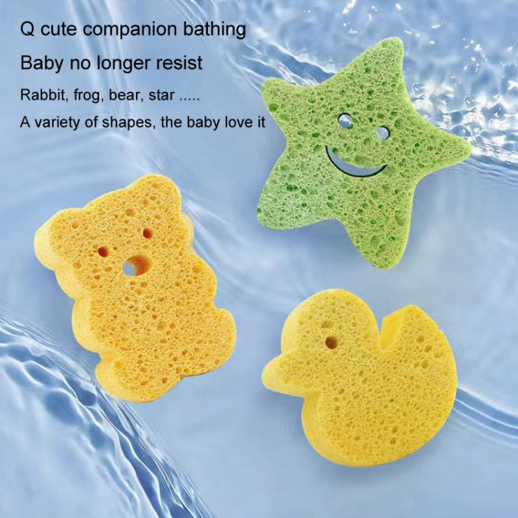 Baby Bathing Wood Pulp Sponge Cute Cartoon Soft Bath Sponge Bath Scrubber, Model: Bear - Bath Brushes & Sponges by PMc TechLife | Online Shopping South Africa | PMc TechLife | Buy Now Pay Later Mobicred