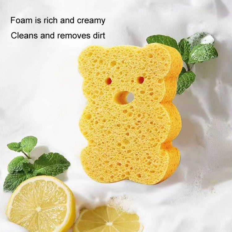 Baby Bathing Wood Pulp Sponge Cute Cartoon Soft Bath Sponge Bath Scrubber, Model: Bear - Bath Brushes & Sponges by PMc TechLife | Online Shopping South Africa | PMc TechLife | Buy Now Pay Later Mobicred