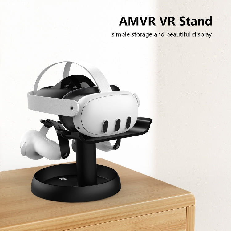 AMVR TYBP1 VR Desktop Storage Display Rack For Apple Vision Pro / Meta Quest 3 / Pico 4 / PlayStation VR 2(Black) - VR Accessories by AMVR | Online Shopping South Africa | PMC Jewellery | Buy Now Pay Later Mobicred