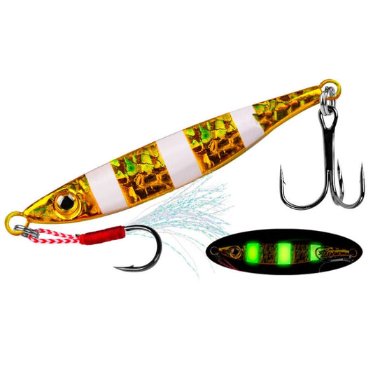 PROBEROS LF126 Long Casting Lead Fish Bait Freshwater Sea Fishing Fish Lures Sequins, Weight: 20g(Luminous Color A) - Fishing Lures by PROBEROS | Online Shopping South Africa | PMC Jewellery | Buy Now Pay Later Mobicred