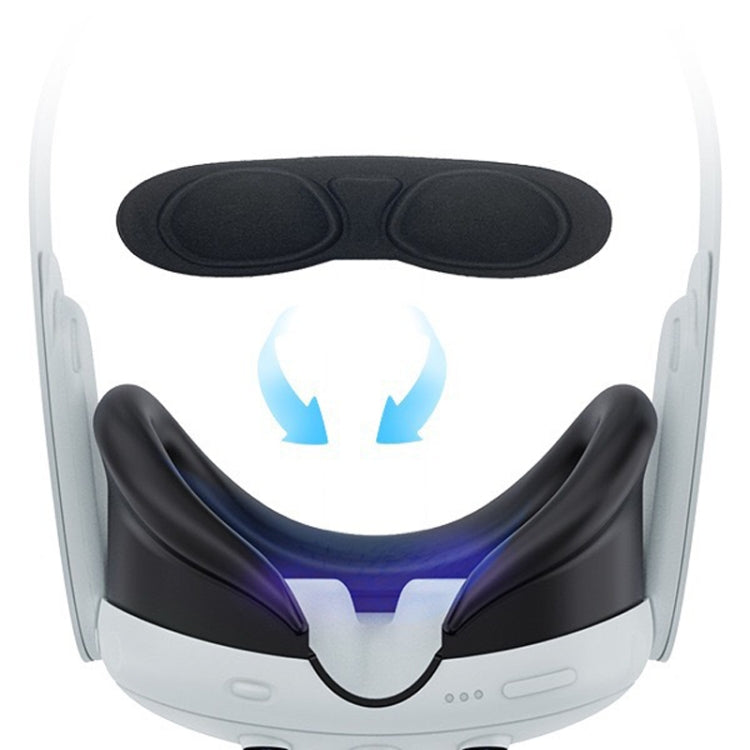 For Meta Quest 3 PC Protective Shell, Style: 7 In 1 (Glitter Transparent) - VR Accessories by PMC TechLife | Online Shopping South Africa | PMC TechLife