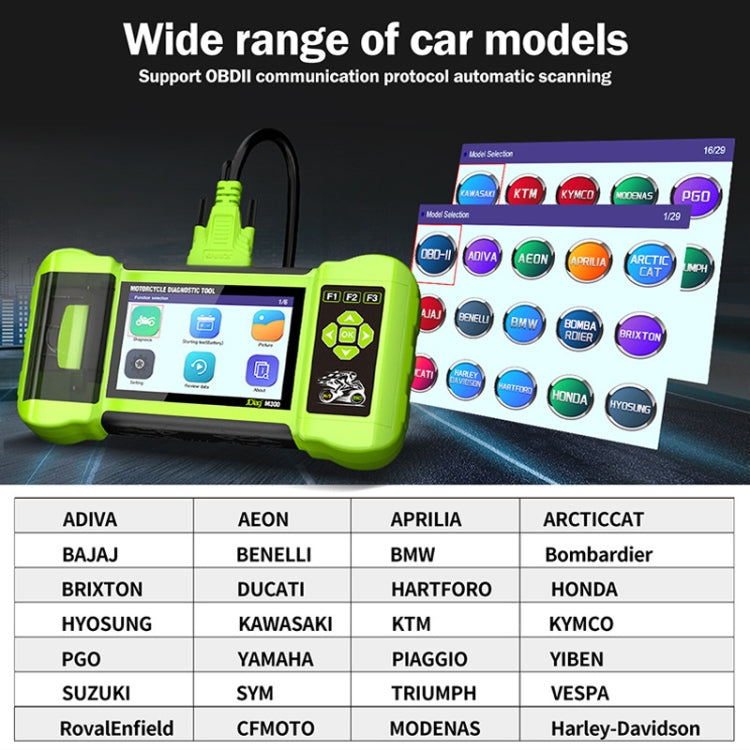 For Harley/Ducati/BMW JDiag Intelligent Heavy Duty Machine Tester - Electrical Instruments by JDiag | Online Shopping South Africa | PMC Jewellery | Buy Now Pay Later Mobicred