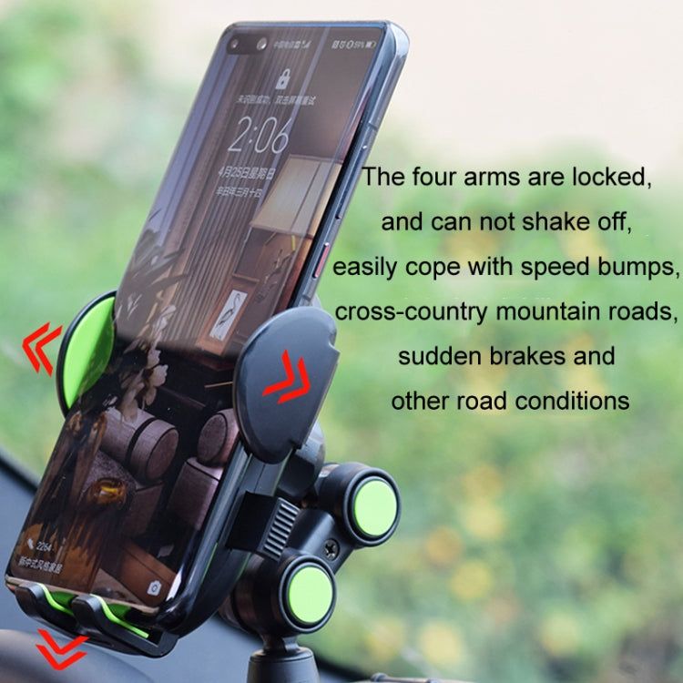 Car Dashboard Chuck Navigation Bracket Parking Number Plate(Green) - Car Holders by PMC TechLife | Online Shopping South Africa | PMC TechLife | Buy Now Pay Later Mobicred