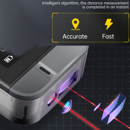 FNIRSI Laser Range Finder Infrared Measuring Ruler(Gray) - Laser Rangefinder by FNIRSI | Online Shopping South Africa | PMC Jewellery | Buy Now Pay Later Mobicred
