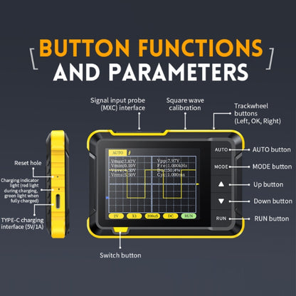 FNIRSI Handheld Small Digital Oscilloscope For Maintenance, Specification: Upgrade - Digital Multimeter by FNIRSI | Online Shopping South Africa | PMC Jewellery | Buy Now Pay Later Mobicred