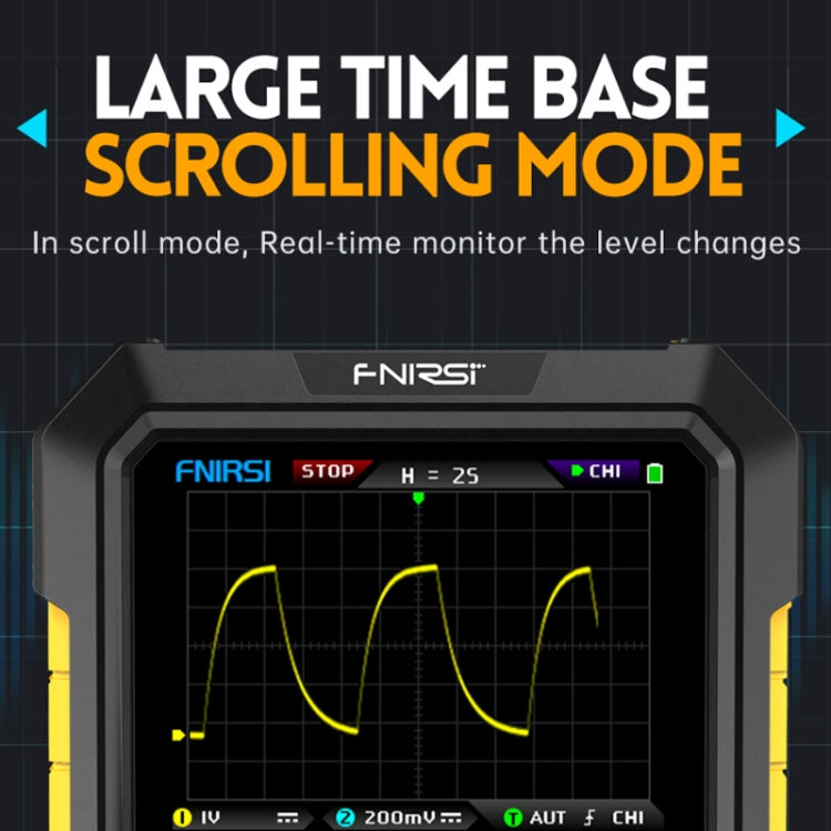 FNIRSI 2 In 1 Small Handheld Fluorescence Digital Dual-Channel Oscilloscope, US Plug(Blue) - free shipping - PMC TechLife - Order now!