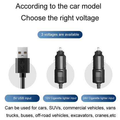 SUITU Car Foldable Cooling Fan Automobile Summer Temperature Reduction Fan, Model: Dual 5V USB Energized - Heating & Fans by SUITU | Online Shopping South Africa | PMC Jewellery | Buy Now Pay Later Mobicred