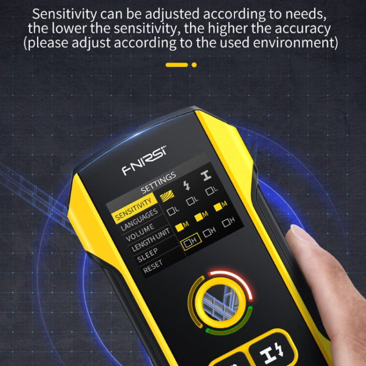 FNIRSI Multifunctional Wall Wire And Metal Rebar Detector(WD-02) - free shipping - PMC TechLife - Order now!