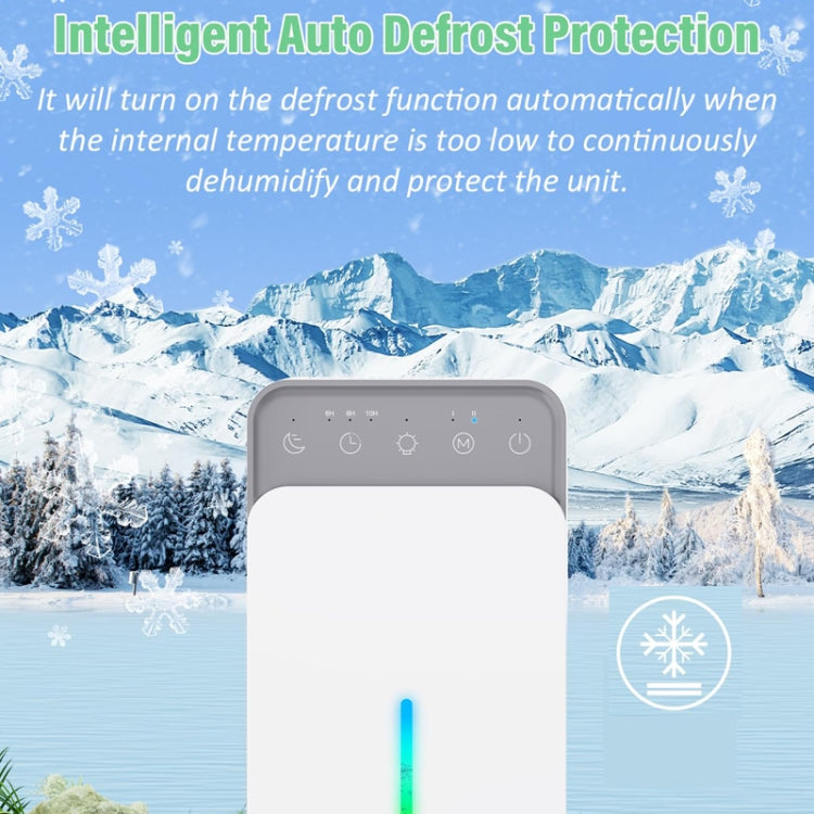 1500ml Semiconductor Dehumidifier with Automatic Defrost Function, Timer, Sleep Mode US Plug - free shipping - PMC TechLife - Order now!