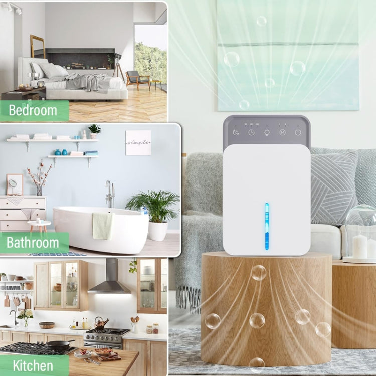 1500ml Semiconductor Dehumidifier with Automatic Defrost Function, Timer, Sleep Mode US Plug - free shipping - PMC TechLife - Order now!