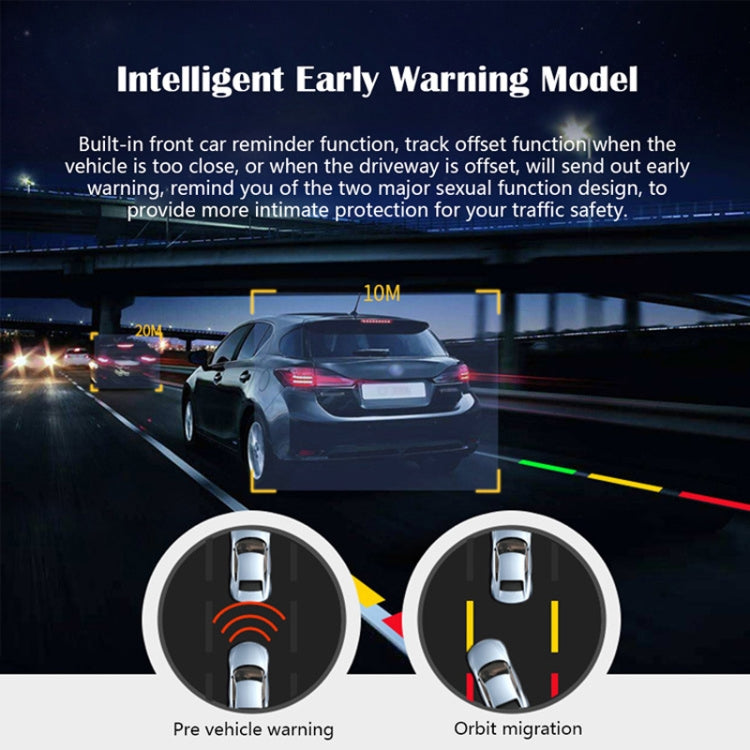 720P High Definition Android Navigation Car Recorder USB Connection ADAS Driving Alert System Logger, Version: Official Standard - Car DVRs by PMC TechLife | Online Shopping South Africa | PMC TechLife