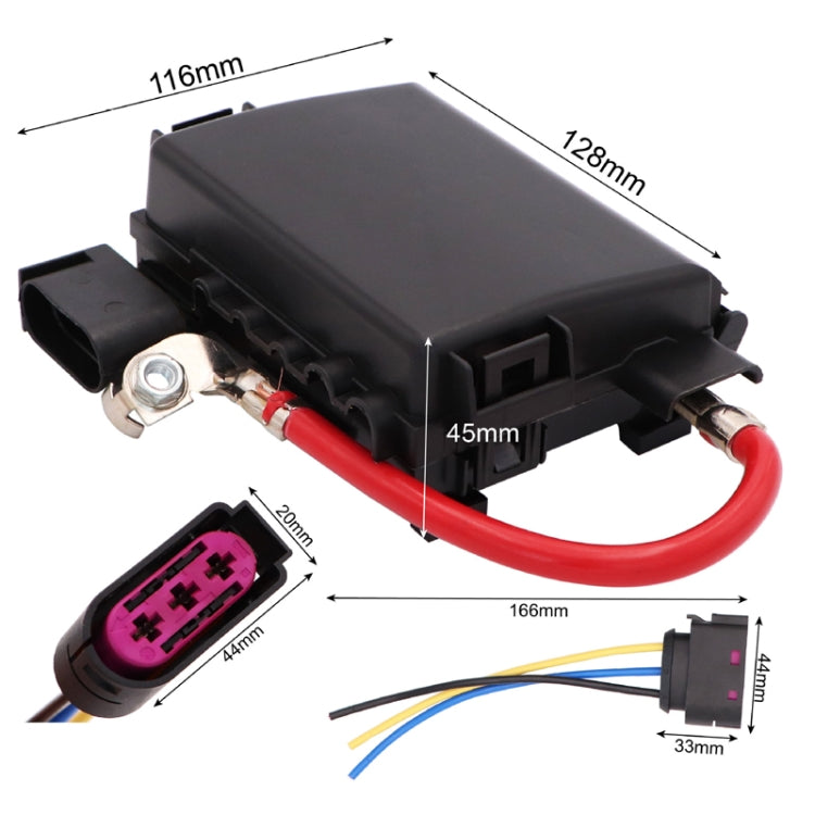 For Volkswagen BORA/Golf 4 Battery Fuse Box(1J0937550) - Fuse by PMC TechLife | Online Shopping South Africa | PMC TechLife | Buy Now Pay Later Mobicred