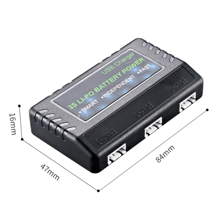11.1V One Charge Three Water Bullet Rifle Li-Po Battery Balance Charging Case - Charger & Converter by PMC TechLife | Online Shopping South Africa | PMC TechLife | Buy Now Pay Later Mobicred