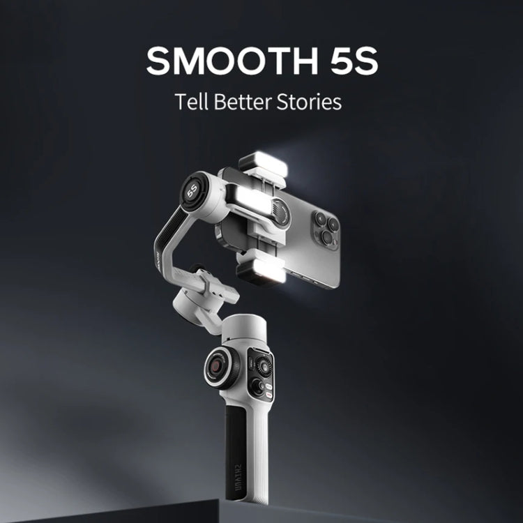 ZHIYUN Smooth 5S 3-Axis Smartphone Handheld Gimbals Stabilizer, Spec: Combo Black - Handheld Gimbals by ZHIYUN | Online Shopping South Africa | PMC Jewellery | Buy Now Pay Later Mobicred