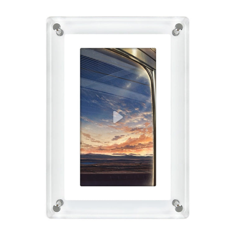 5 Inch HD Digital Photo Frame Crystal Advertising Player 1080P Motion Video Picture Display Player(UK Plug) - 1.5-7.0 inch by PMC Jewellery | Online Shopping South Africa | PMC Jewellery | Buy Now Pay Later Mobicred