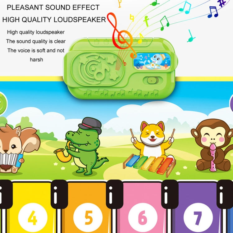 110x36cm Children Piano Mat Footsteps Music Dancing Blanket Parent-Child Multifunctional Game Blanket - Music Toys by PMC Jewellery | Online Shopping South Africa | PMC Jewellery | Buy Now Pay Later Mobicred