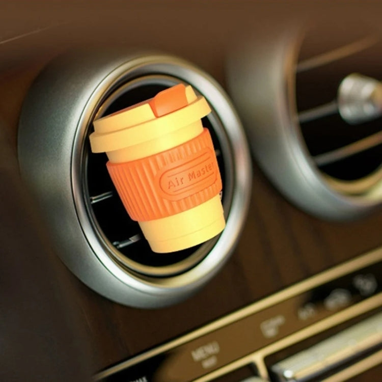 BEN.JACK Coffee Cup Car Perfume Air Conditioner Air Outlet Aromatherapy Ornaments(Light Smoke Gray+Gray) - Air Freshener by BEN.JACK | Online Shopping South Africa | PMC Jewellery