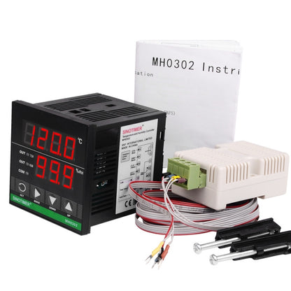 SINOTIMER MH0302 Intelligent High Precision Temperature Humidity Controller Digital Display Temperature and Humidity Meter - Thermostat & Thermometer by SINOTIMER | Online Shopping South Africa | PMC Jewellery | Buy Now Pay Later Mobicred