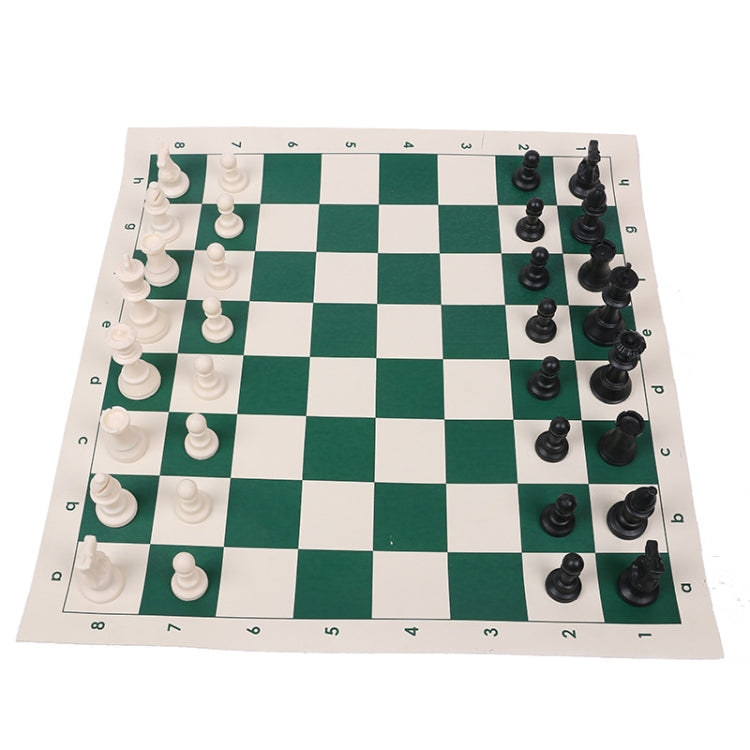 51 x 8cm Bucket Plastic Chess Foldable Leather Chess Board - Table Games by PMC Jewellery | Online Shopping South Africa | PMC Jewellery | Buy Now Pay Later Mobicred