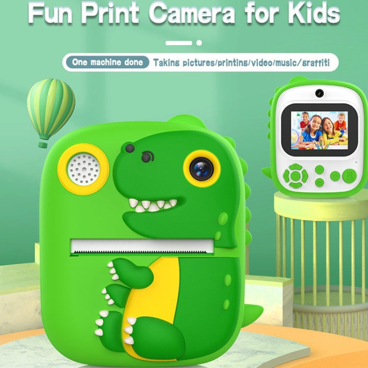 2.4 Inch 1080P HD Instant Printing Camera Children Thermal Printer With 32G TF Card(Green) - Children Cameras by PMC Jewellery | Online Shopping South Africa | PMC Jewellery | Buy Now Pay Later Mobicred