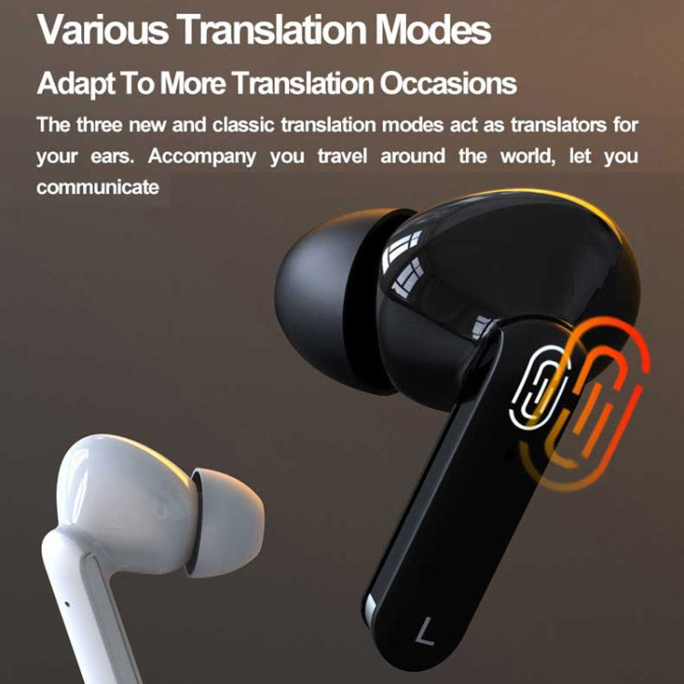 Hishell Y113 Smart Voice Translator Earphone Wireless Earbuds Real Time Instant Online 40 Languages Translate Earphone(Black) -  by Hishell | Online Shopping South Africa | PMC Jewellery | Buy Now Pay Later Mobicred