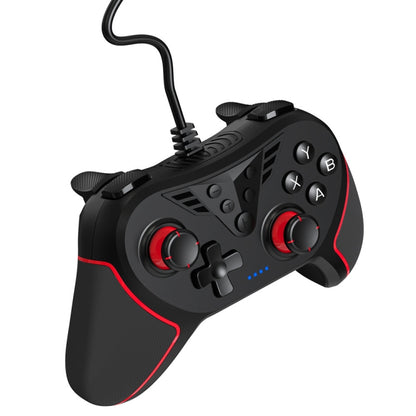 For Switch / PC USB Wired Gamepad With Vibration And Burst Function(Black) - Gamepads by PMC Jewellery | Online Shopping South Africa | PMC Jewellery | Buy Now Pay Later Mobicred