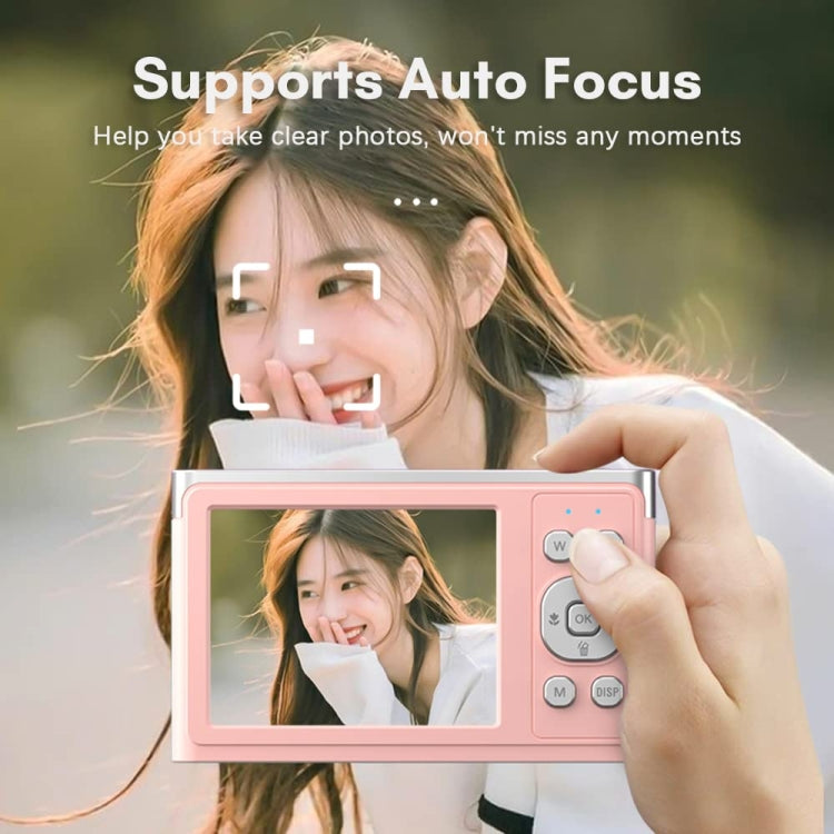 50 MP HD Camera 4K Video Retro Vlog Self-Shooting Camera(White) - Video Cameras by PMC TechLife | Online Shopping South Africa | PMC TechLife | Buy Now Pay Later Mobicred