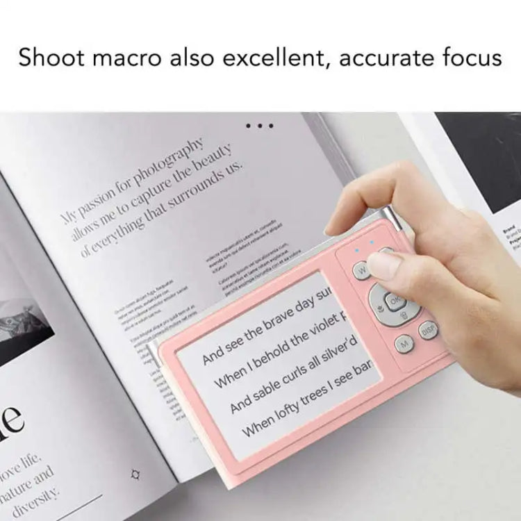 50 MP HD Camera 4K Video Retro Vlog Self-Shooting Camera(White) - Video Cameras by PMC TechLife | Online Shopping South Africa | PMC TechLife | Buy Now Pay Later Mobicred