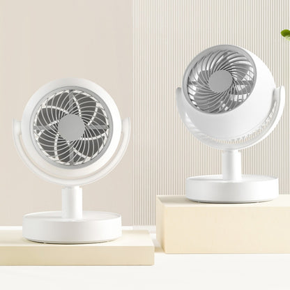 Desktop Air Circulation Fan Household Office Compact Mute Electrical Fan, Style: Battery Model - Electric Fans by PMC Jewellery | Online Shopping South Africa | PMC Jewellery | Buy Now Pay Later Mobicred