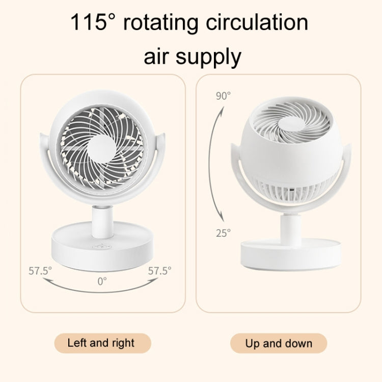 Desktop Air Circulation Fan Household Office Compact Mute Electrical Fan, Style: USB Plug In - Electric Fans by PMC Jewellery | Online Shopping South Africa | PMC Jewellery | Buy Now Pay Later Mobicred