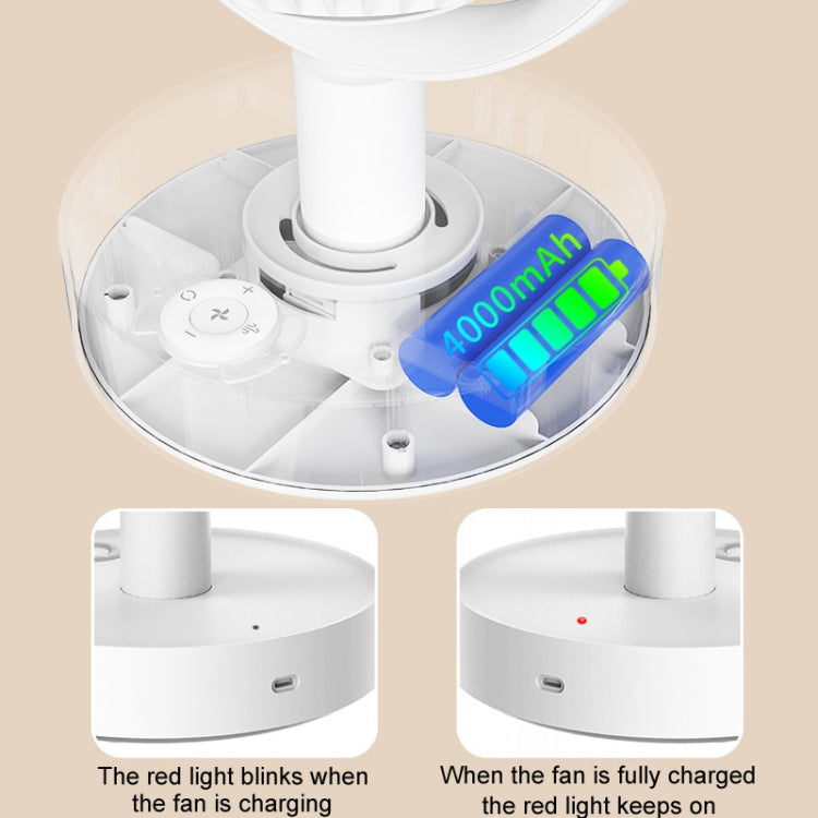 Desktop Air Circulation Fan Household Office Compact Mute Electrical Fan, Style: Battery Model - Electric Fans by PMC Jewellery | Online Shopping South Africa | PMC Jewellery | Buy Now Pay Later Mobicred