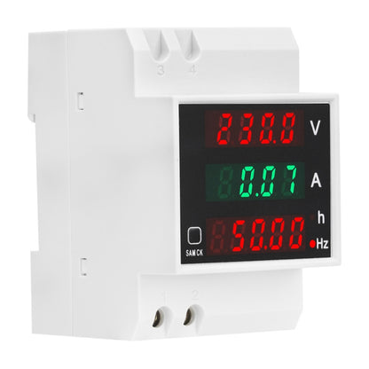 SINOTIMER SDM007 Din Rail AC Voltage Current Totalized Time Frequency Digital Display Meter - Current & Voltage Tester by SINOTIMER | Online Shopping South Africa | PMC Jewellery | Buy Now Pay Later Mobicred