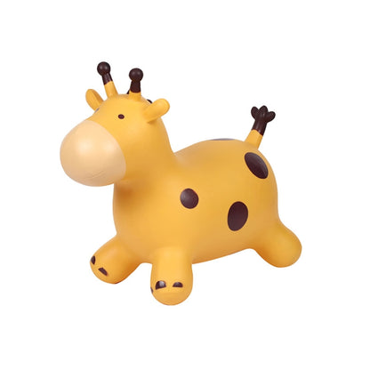 Kids Entertainment Deer Wizard Jumping Horse Rider Baby Outdoor Inflatable Toys(Yellow) - Toy Sports by PMC Jewellery | Online Shopping South Africa | PMC Jewellery | Buy Now Pay Later Mobicred